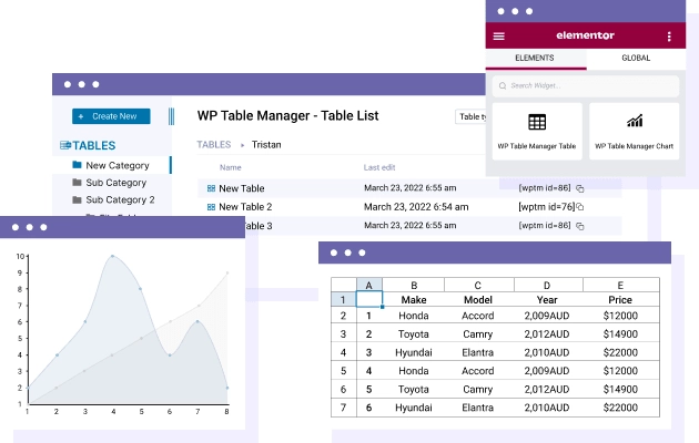 WP Table Manager